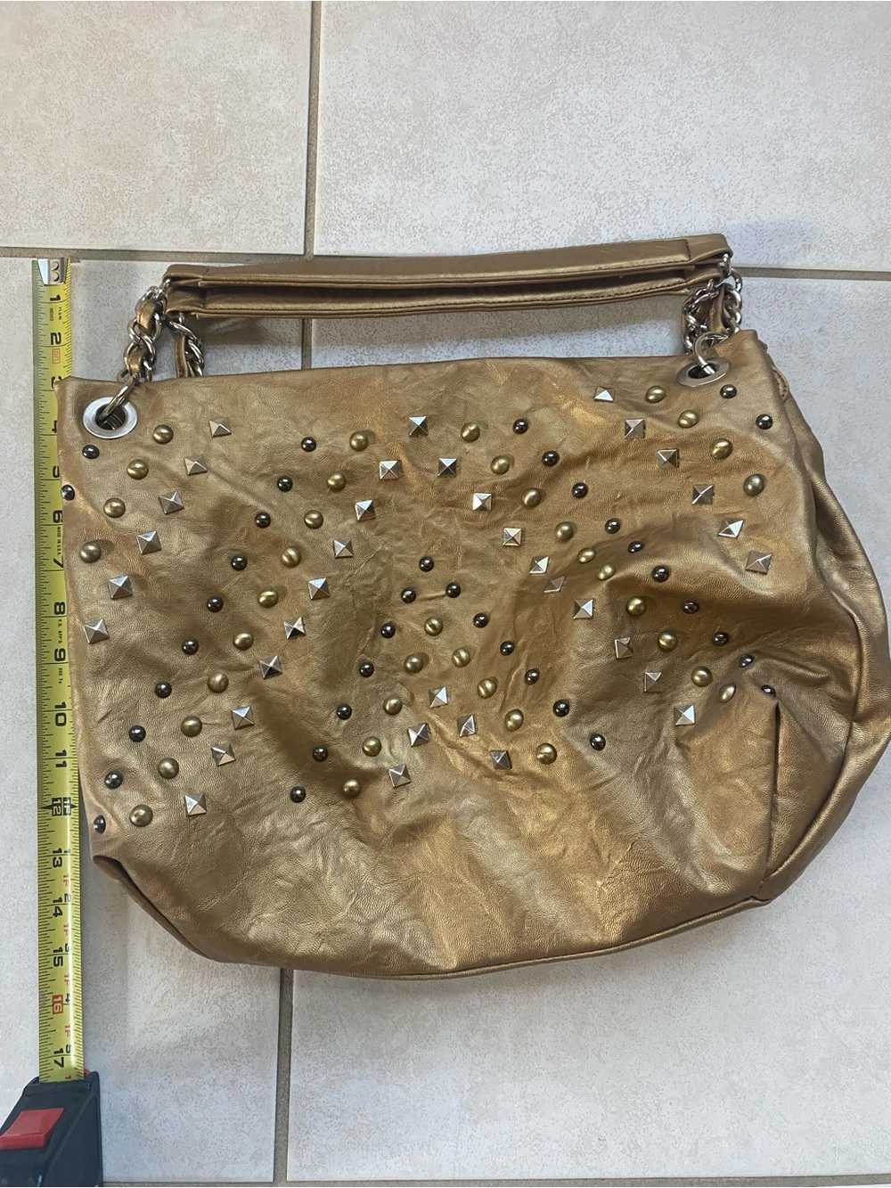 Bueno women’s shoulder bag gold